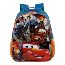 Mochila De Costas Média Escolar Carros Disney Pixar