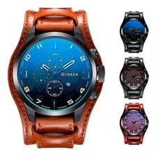 Reloj Curren Hombre Análogo Fechador Ejecutivo Casual Cuarzo