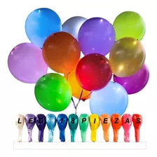 108 Globos Con Luz Led Colores Fiesta Cumpleaños 6 Paq De 18