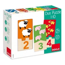 Puzzle Madera Duo Números