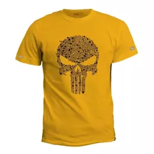 Camiseta Estampada The Punisher Cráneo Huesos Comic Irk 