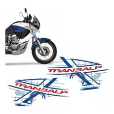 Kit Faixa Adesivo Honda Transalp Xl 700v 2011 Azul