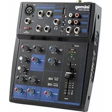 Gemini Gem-05usb Mezclador De Audio Bluetooth Compacto De 5 