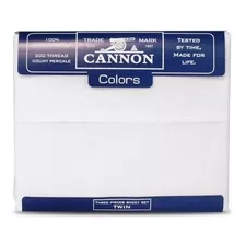 Juego De Sabanas Cannon 2 Pz. Full 1,40x1,90x0,30 100% ALG.