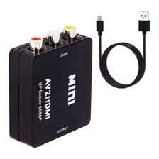 Convertidor Adaptador Conversor Rca A Hdmi Ps, Deco, Dvd 