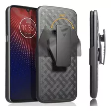 Rome Tech Funda De Teléfono Para Moto Z4 Con Funda De Clip