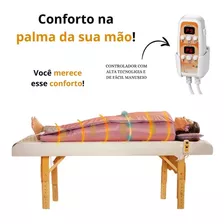 Vibro Manta Térmica Digital Corpo Int Bivolt Termoterapia