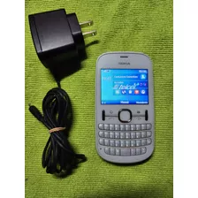 Nokia Asha 201 Telcel Funcionando Bien Con Cargador Original