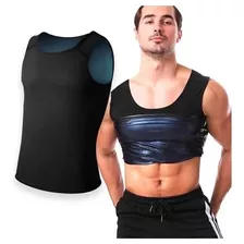 Faja Polera Reductora De Spandex Para Hombres Efecto Sauna