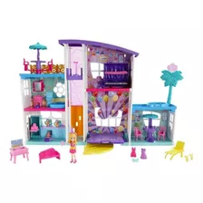 Polly Pocket Mega Casa De Surpresas Mattel Vários Acessórios