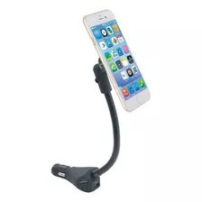 Soporte Cargador Celular Auto 3 Usb iPhone Samsung Tablet Pc