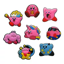 8 Imanes De Kirby De Pvc Para Refrigerador 3 Cm Nintendo