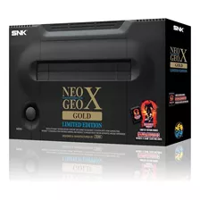 Console Snk Neo Geo X Gold Limited Edition Cor Preto
