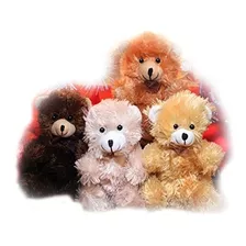 Fuzzy Friends Plush Sitting Bears, 9 (juego De 2)