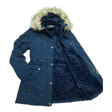 Campera Parka Con Piel Camperón Importada Talles Grandes