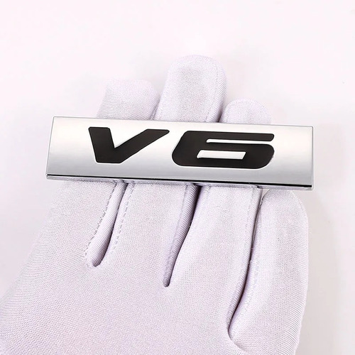 3d Metal V6 V8 Trunk Badge Sticker Para Para Bmw Audi Ford Foto 7