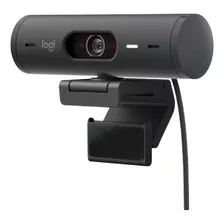 Webcam Camara Web Logitech Brio 500 Full Hd 1080p Grafito