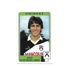 Figurinha Zico - Udinese Original - 1984 - Panini