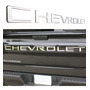 Letras 3d Tapa Trasera Chevrolet  Silverado 19-22 Cromada