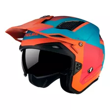 Capacete Mt Helmets District Sv S Analog Com Óculos Interno