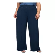Calça Pantalona Wide Leg Duna Tendência Plus Size 48 50 52