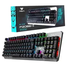 Teclado Gamer Mecânico Usb Keyboard Aula Fz066-ii Com Led