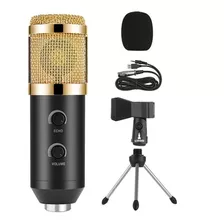 Microfone Bm-100fx Usb Estudio Gravação Profissional + Tripê