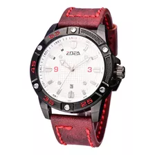 Reloj De Pulsera De Cuero Zoea Clásico Impermeable Ez8055