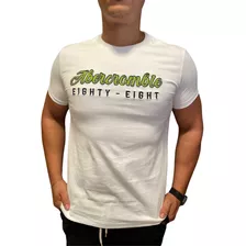 Camiseta Abercrombie And Fitch Eight Eight Branca Masculina