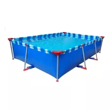 Pileta Estructural Rectangular Anaconda A300 Con Capacidad De 4200 Litros De 3m De Largo X 2m De Ancho Azul Diseño Estampado/liso