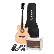 EpiPhone Pr4e Playpack Guitarra Electroacústica Amplificador