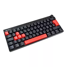 Teclado Gamer Inalámbrico Bluetooth Antighosting Con Luz Rgb Color Del Teclado Negro