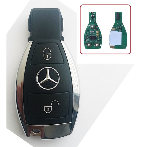 Llave Inteligente 2 Botones Para Mercedes Benz Smart Key  Foto 3