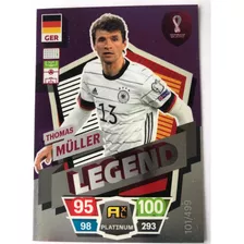 Card Exclusivo Platinum Thomas Müller Numerado Raridade