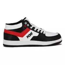 Zapatillas Pony City Wings Men Black/white/red 2520