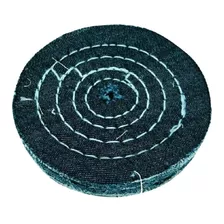 Roda De Pano De Polir De Tecido Jeans Para Polimento 15 Cm