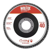 Disco Laminado 4-1/2'' Grano 60 Wolfox Wf0636