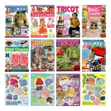 12 Revistas Tricô Tricot Crochê Bebê