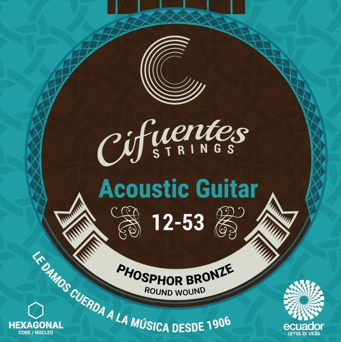 Cuerdas Guitarra Eléctroacústica 12-53 Cifuentes Strings
