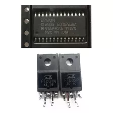 Circuito Int E09a7218 Y Transistores Ftd01n Ftd02p Epson