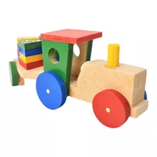 Trem Carreta Pedagógica Formas Geométricas Montessoriano