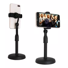 Suporte Celular Smartphone De Mesa Escritório Tripé 360º