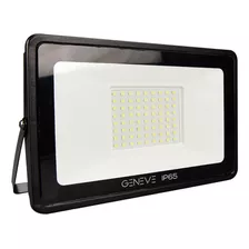 Geneve Ge-fl50s 50 W 85v/265v Negro Reflector Con Sensor De Movimiento Incorporado