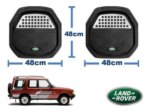 Tapetes 4pz Charola Logo Land Rover Discovery 1992 A 1998 Foto 3