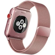 Correa Acero X-doria Compatible Con Apple Watch 41mm Rosa
