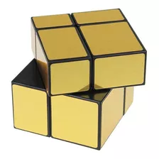 Cubo Mágico 2x2 Qiyi Magic Mirror Blocks Dourado Ou Prata