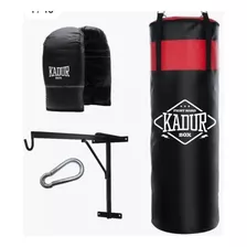 Bolsa De Boxeo+relleno+soporte Pared Kit De Instalar+guantes