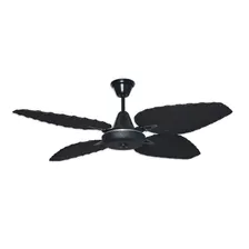 Ventilador De Techo Siena Negro Tono Negro Palas Rattan