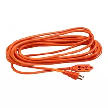 Extension Electrica Naranjada 5 Metros Color Naranja 127v/220v