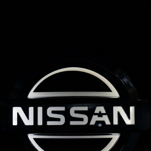 Logotipo De Luz De Coche Nissan 5d Led 10,6cm X 9,0cm Foto 6
